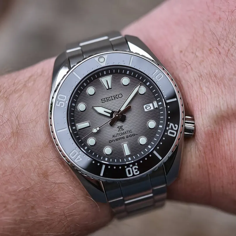 Seiko Prospex King Sumo Grey Gradation Dial Men's Watch- SPB323J1